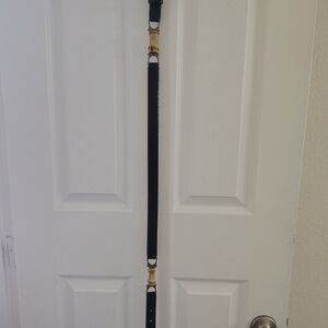 Worth Black and Gold Women's Belt